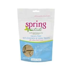 Spring Naturals Grain Free 95% Chicken & Lamb Dog Treats with Fruits 