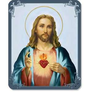  Sacred Heart of Jesus Religious Catholic Mousepad 