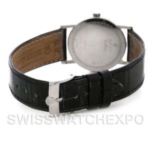 Rolex Cellini Classic Mens 18K White Gold 5115 Watch  