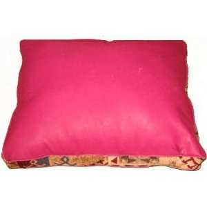  Genuine Leather (M) Red Pig Hide 26 x 20 Pet Pillow 