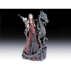 Dark Fairy with Dragon Companion