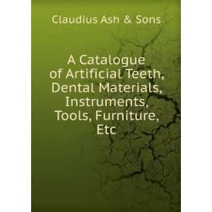   , Tools, Furniture, Etc Claudius Ash & Sons  Books
