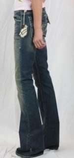23 NWT Authentic William Rast Freddie Flare Tourmaline Rigid Jeans 