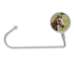 Silver tone Appaloosa Horse Purse Holder: Jewelry