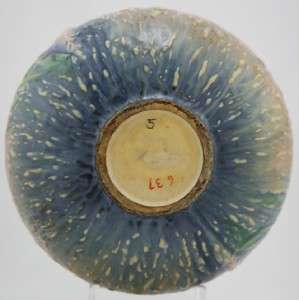 ROSEVILLE WISTERIA 6.5 x 8.5 BALL URN IN BLUE c1933  