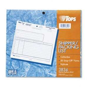  TOPS® Triplicate Snap Off® Shipper/Packing List FORM 