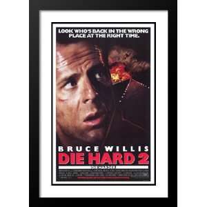 Die Hard 2: Die Harder 20x26 Framed and Double Matted Movie Poster   B