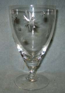 FOSTORIA Crystal STARDUST 6068 Iced Tea Goblet  