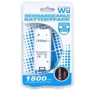 USB Rechargeable Battery 1800mAh For Wii Remote NEW  