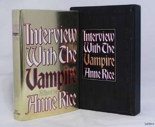 Interview with the Vampire   SIGNED Anne Rice   Limited Edition 