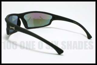 CHOPPERS Bikers Sunglasses Sports Rubberized BLACK with Yellow Yellow 