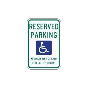    R7 8NV Nevada State Handicap Parking Sign   12x18