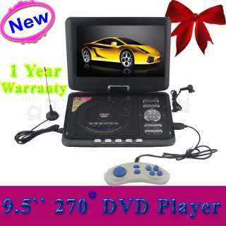 inch portable Player Swivel DVD EVD MP3 MP4 CD TV USB Game Multi 