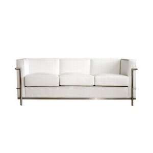   Fine Mod Imports Sofa / Couch Le Corbusier B1159 BLACK: Home & Kitchen