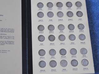 1946 1964 Roosevelt Silver Dime complete set of 48 coins B7347L  