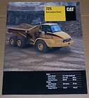 caterpillar 2004 725 articulated truck sales brochure  