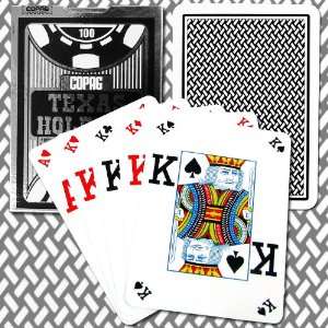  CopagT Poker Size Texas Holdem Design Peek Index   Black 