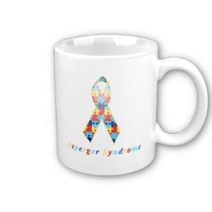 Asperger Syndrome Awareness Ribbon Coffee Mug