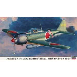  Hasegawa 1/48 Mits A6M5 Zero Fght Kit Toys & Games