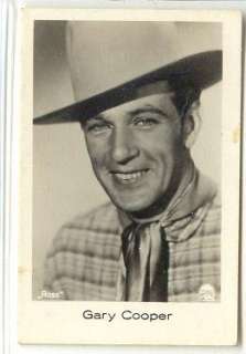 Gary Cooper   Cowboy Portrait from the 1930s   #182  