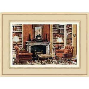  Cozy Neoclassical Book Room    Print: Home & Kitchen