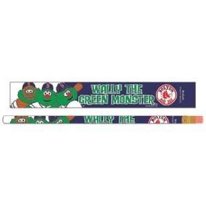   Red Sox Wally The Green Monster 6PK Pencils *SALE*: Sports & Outdoors