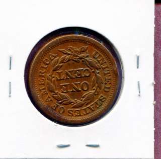 1852 Braided Hair Large Cent #D412  