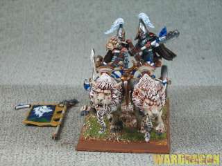 25mm Warhammer WDS painted High Elf White Lion Chariot v38  
