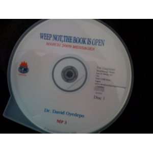  Weep Not, the Book Is Open (Dvd) 
