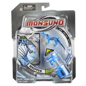 MONSUNO Whipper Core Action Figure With 3 Cards   WAVE #2  