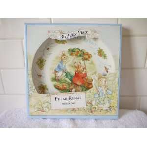 Wedgwood Peter Rabbit Birthday Plate (2000)  Kitchen 
