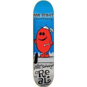  Real Busenitz Blob Squad Deck 8.25 Mr.fix It Skateboard 