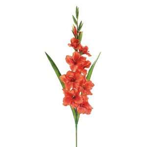 36 Silk Gladiolus Flower Spray  Orange (case of 12):  Home 