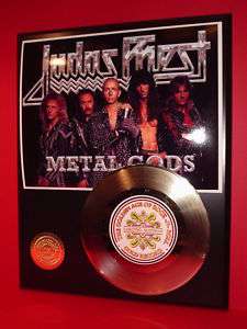 JUDAS PRIEST 24k Gold Record Metal Gift Limited Edition  
