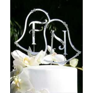    Swarovski Crystal Wedding Bells Cake Topper: Home & Kitchen