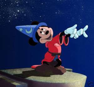 FANTASIA   MICKEY MOUSE   DISNEY LIMITED EDITION CEL  