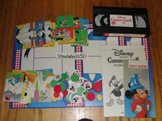   Cartoon Classics VCR Board Game Milton Bradley 1986 MB 4796  