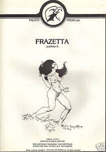 FRANK FRAZETTA PORTFOLIO II 1976 Great Britain Release  
