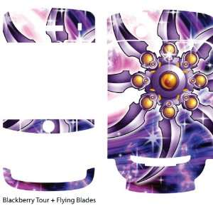   Flying Blades Design Protective Skin for Blackberry Tour Electronics