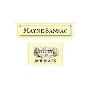   Chateau Mayne Sansac Bordeaux Red 2009 750ML Grocery & Gourmet Food