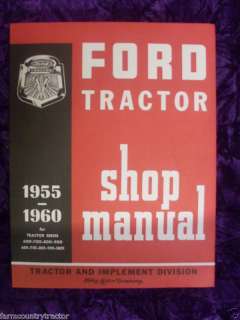 Ford 600/700/800/900/601/701/801 Service Manual  