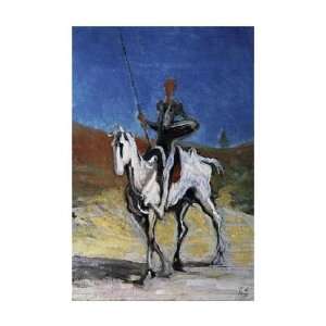  Honore Daumier   Don Quixote Giclee Canvas