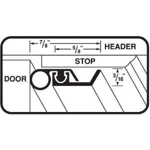   . Universal Door Weather Strip 49002   Pack of 10