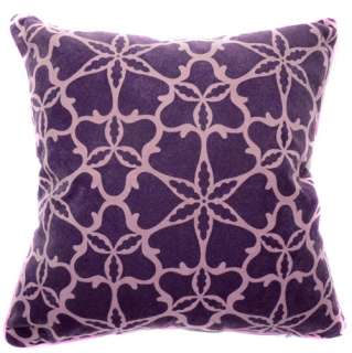 EU94 Purple Light Purple Snowflake Velvet Cushion/Pillow/Throw Cover 
