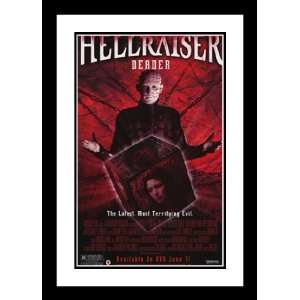  Hellraiser Deader 32x45 Framed and Double Matted Movie 