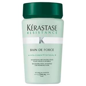   Resistance Bain De Force Shampoo for Weakened Hair   8.5 oz Beauty