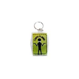  I come in peace   alien   Refillable, 1 Keychain Health 