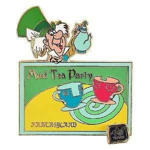   World Mad Hatter Tea Party Pin New Limited Edition 