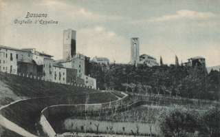 Italy Postcard Bassano, Ezzelino castle (993)  
