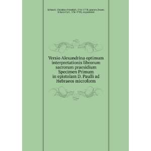  Versio Alexandrina optimum interpretationis librorum 